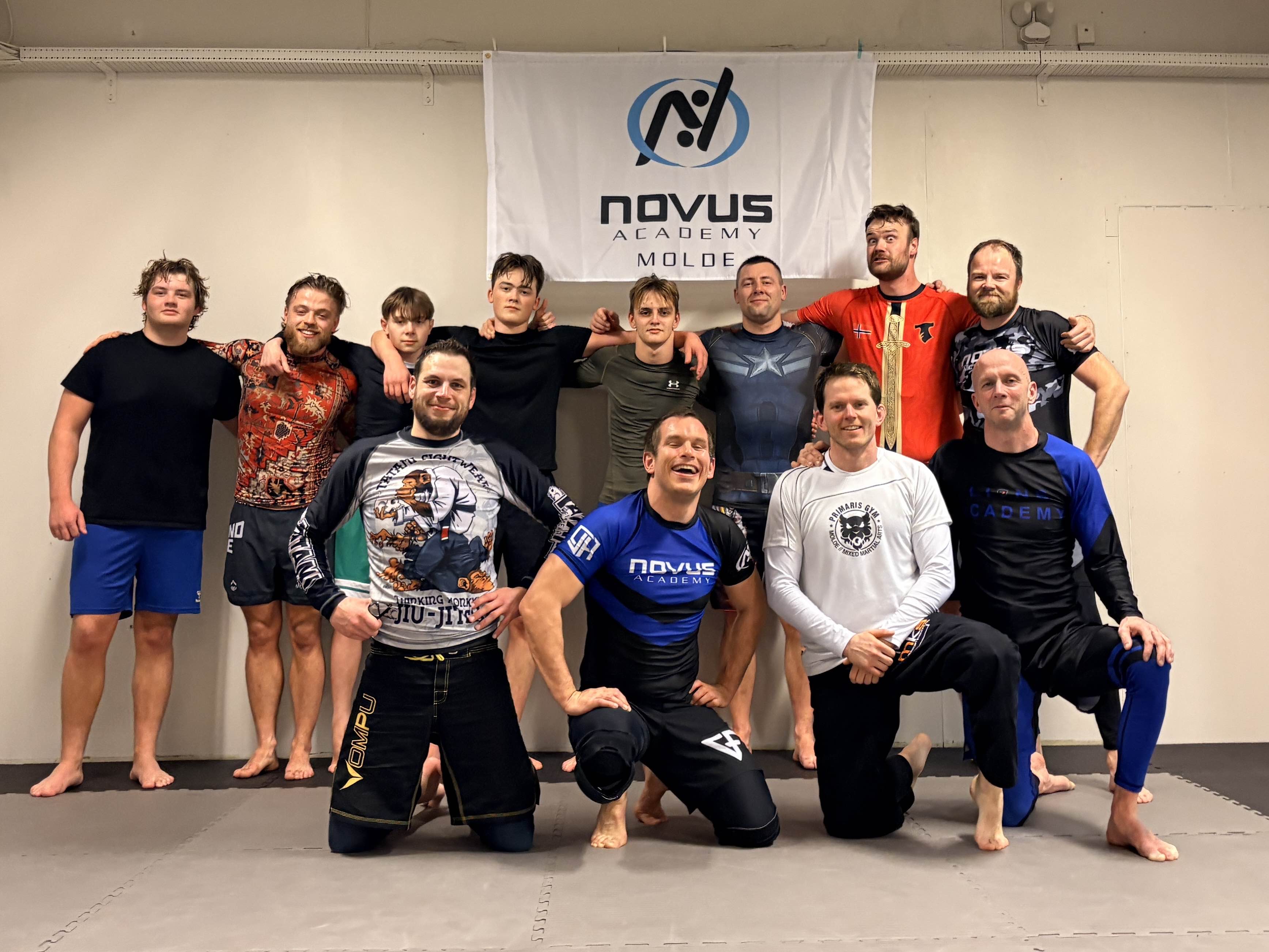 Gruppebilde, Novus Academy Molde, no-gi BJJ