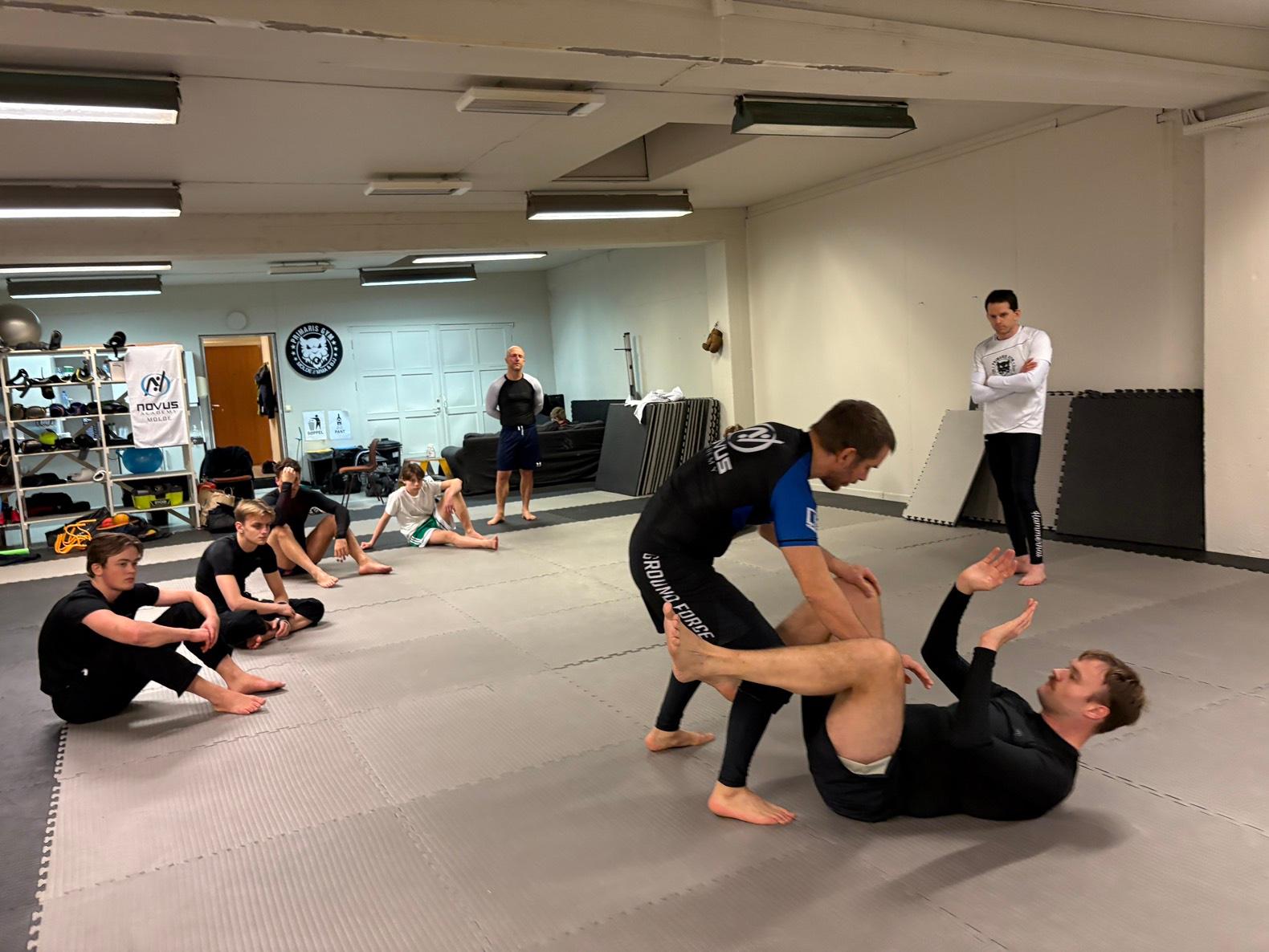 BJJ-trening høsten 2025 Molde