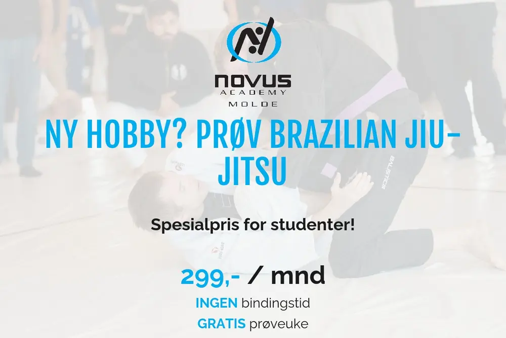 Vi vet at studentøkonomien er tøff. Derfor: Studentpris på 299 kr!
